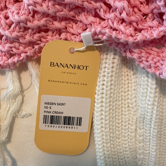 Bananhot pink crochet maxi skirt from retrofete xs/s new - Picture 4 of 4